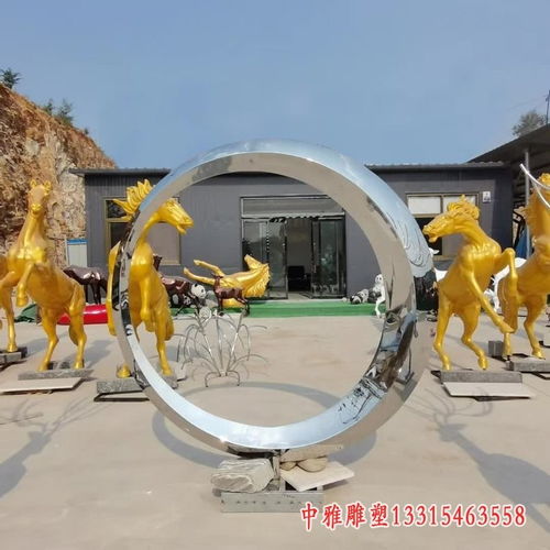 不銹鋼鍛造圓環(huán)雕塑 新疆圓環(huán)金屬雕塑訂制
